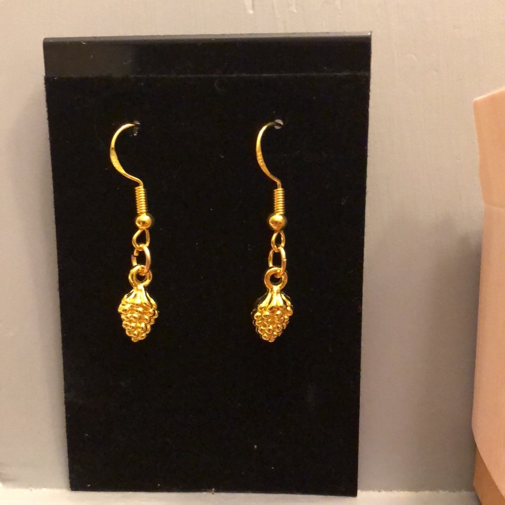 Pinecone earrings